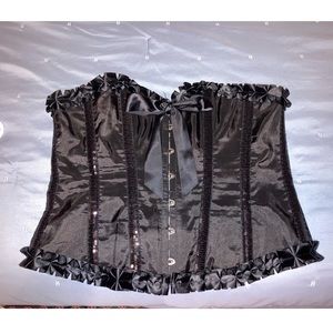 Adore Me Black Sequin Corset
